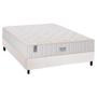 Imagem de Cama Box Casal: Colchão Molas Plumatex MasterPocket Ensacadas Miami + Base CRC Courano Branco(138x188)