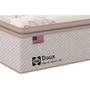 Imagem de Cama Box Casal: Colchão Molas Sealy Posturepedic Doux Confort + Base CRC Suede Brown(138x188)