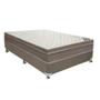 Imagem de Cama Box Casal: Colchão Molas SuperPocket Ensacadas Ortobom Light Saúde + Base CRC Suede Clean (138x188)