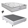 Imagem de Cama Box Casal + Colchão Ortobom Highfoam Espuma HR 45 High Resilience 68x138x188