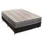Imagem de Cama Box Casal: Colchão Ortopédico Paropas D45/EP Anatômico Confort Mega Firme + Base CRC Fantasy Black(138x188)