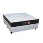 Imagem de Cama Box Casal + Colchão Semi Ortopédico Extra Firme Espuma D33 Colchões 138x188x72 Branco