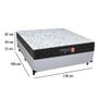 Imagem de Cama Box Casal + Colchão Semi Ortopédico Extra Firme Espuma D33 Prime Colchões 138x188x72 Branco