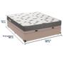 Imagem de Cama Box Casal com Bau Ortobom D33 Light Bege