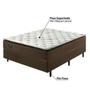 Imagem de Cama Box Casal Comfy com Molas Ensacadas 138x188x65 - Marrom