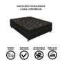 Imagem de Cama Box Casal Conjugada 138x188 cm  Estrutura reforçada