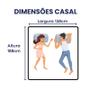 Imagem de Cama Box Casal Conjugada 138x188 cm  Estrutura reforçada