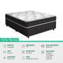 Cama Box Casal Conjugada Benfica Ortopédica Vstore 138x188x52cm - V-STORE Imagem de Cama Box Casal Conjugada Benfica Ortopédica Vstore 138x188x52cm