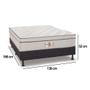 Imagem de Cama Box Casal Conjugada New Double Flex Reconflex 52x138x188