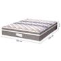 Imagem de Cama Box Casal King Colchão Molas Ensacadas Com Pillow Evolution Probel 193x203x70cm Suede Cinza