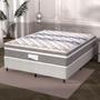 Imagem de Cama Box Casal King Colchão Molas Ensacadas Com Pillow Evolution Probel 193x203x70cm Suede Cinza