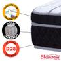 Imagem de Cama Box Casal Molas Ensacadas Pillow Certificado Sonomar 138x188x57cm - BF Colchões