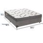 Imagem de Cama Box Casal Ortobom D33 Light Cinza