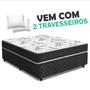 Imagem de Cama Box Casal Ortopédico Conjugada + 2 Travesseiros