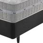 Imagem de Cama Box Casal Preto + Colchão Molas Ensacadas Alabama 138X188x61cm
