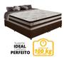 Imagem de Cama Box Casal Queen 1,58m Colchão Molas Pocket 30cm Love Story 158x198x68cm - Gazin