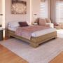 Imagem de Cama Box Casal Queen com Estrado CX1160 200x160cm Mel - Art In Móveis