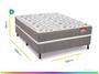 Cama Box Casal Reconflex Conjugada Fenix - 55x138x188cm Imagem de Cama Box Casal Reconflex Conjugada Fenix