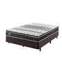 Imagem de Cama Box Casal Reforçado 138x188x38cm e Colchão Gransleep Molas Verticoil