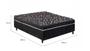 Imagem de Cama Box casal SEMI- Ortopédica conjugada 52x138x188 - Tampo Preto Matelassê