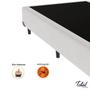 Imagem de Cama Box Casal Sintético Branco