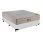 Imagem de Cama Box Casal Sintético + Colchão Ortobom Airtech Molas Ensacadas 138x188x65 Branco