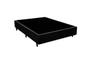 Imagem de Cama Box Casal Sintético Preto com Colchão Espuma D33 Marrocos 30cm