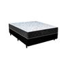 Imagem de Cama Box Casal Sintético Preto com Colchão Espuma D33 Marrocos 30cm