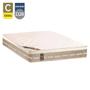 Imagem de Cama Box Casal Suede + Colchão Castor Molas Bonnel Premium Tecnopedic Euro Pillow 138x188x70cm