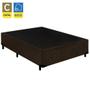 Imagem de Cama Box Casal Suede + Colchão De Espuma D33 - SerenePrime - 138cm Marrom