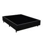 Imagem de Cama Box Casal Suede Extremo Reforçado HomeQueen Preto 40x138x188