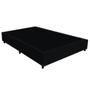 Imagem de Cama Box Casal Suede SerenePrime Preto 138x188x40