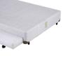 Imagem de Cama Box CASAL Universal Cosmopolita Bicama Branco - 128x188