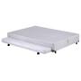 Imagem de Cama Box CASAL Universal Cosmopolita Bicama Branco - 138x188