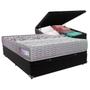 Imagem de Cama Box Coala Casal Preto Sintético Toraflex 54x138x188