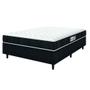 Imagem de Cama Box Colchão Casal Espuma D33 New Millenium 138x188x57cm Preto / Branco Hellen - Suporta até 120kg por Pessoa