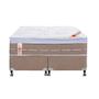 Imagem de Cama Box + Colchão Castor Com Massageador Queen Niponpedic One Face Tecnopedic 158x198x59cm