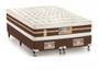 Imagem de Cama Box + Colchão Castor Queen Silver Star Air Double Face Hibrido 158x198x61cm