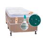 Imagem de Cama Box + Colchão Castor Solteiro Premium Niponpedic One Face Tecnopedic 88x188x59cm
