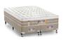 Imagem de Cama Box + Colchão Queen Size Castor Mola Pocket Silver Star AIR com Box SI One Face 158x198x72cm