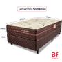 Imagem de Cama Box Colchão Solteirão Ortopédico Firme Espuma D33 Antialérgico Certificado Bege 97x203x58cm - BF Colchões