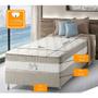 Imagem de Cama Box Colchão Solteiro 88x188x65cm com Molas Ensacadas King Best Anjos