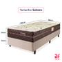 Imagem de Cama Box Colchão Solteiro Ortopédico Firme Espuma D33 Antialérgico Certificado 88x188x54cm - BF Colchões