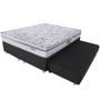 Imagem de Cama Box com Auxiliar e Colchão Queen Firme Espuma D28 158x198m BF Colchões