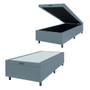 Imagem de Cama Box com Baú 0,96m com 41cm de Altura Prince Cinza