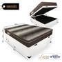 Imagem de Cama Box Com Baú Casal + Colchão De Espuma D28 - Ortobom - Light Ortopédico 138cm