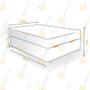 Imagem de Cama Box Com Baú Casal + Colchão De Espuma D33 - Castor - Sleep Max 138cm