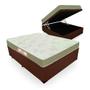 Imagem de Cama Box Com Baú Casal + Colchão De Espuma D33 - Castor - Sleep Max 138x188x60cm