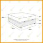 Imagem de Cama Box Com Baú Casal + Colchão De Espuma D33 - Ortobom - ISO 100 138cm