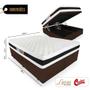 Imagem de Cama Box Com Baú King + Colchão De Espuma D45 - Castor - Black White Double Face 193cm 